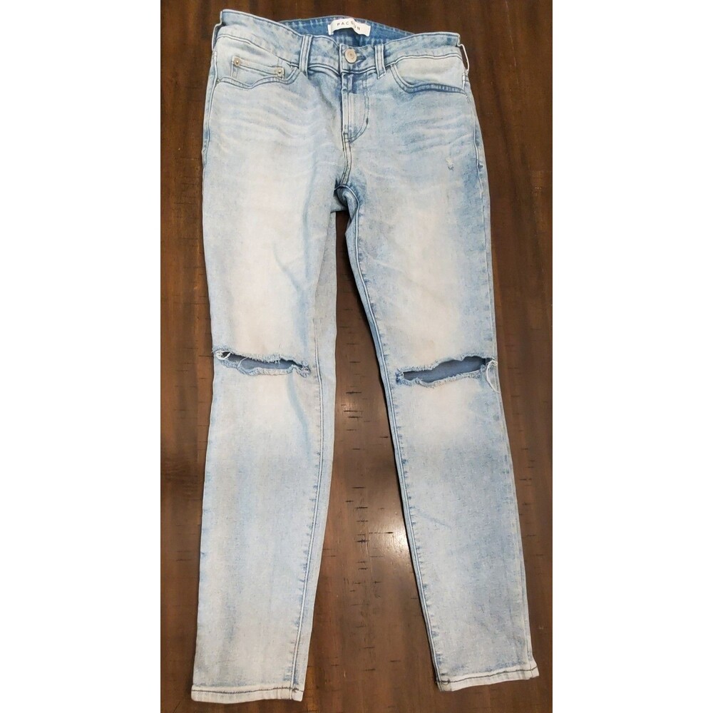 Pac Sun Stacked Skinny Distressed Mens Size 29x30 Jeans